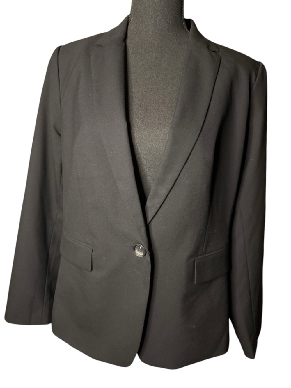 Ann Taylor Petite Black Tailored Blazer